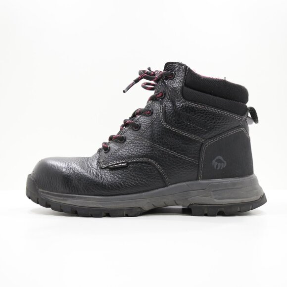 Wolverine Piper Black Leather Composite Toe 6" Work Boots - Women's 7.5 - Picture 1 of 7